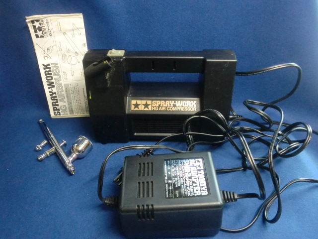タミヤ　スプレーワークHGコンプレッサー　中古