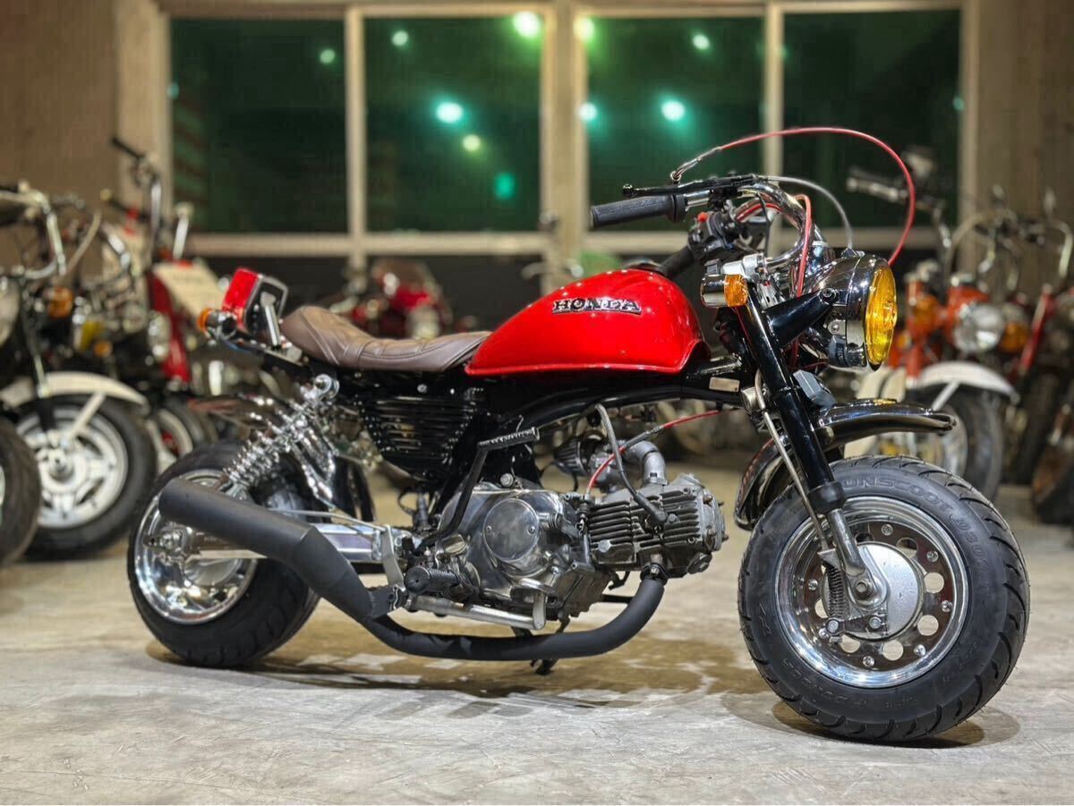 モンキー 車体 5速 5.5j フルカスタム シャコタン 鉄管 ワンオフ モンキー 車体 5速 5.5j フルカスタム シャコタン 鉄管 ワンオフ