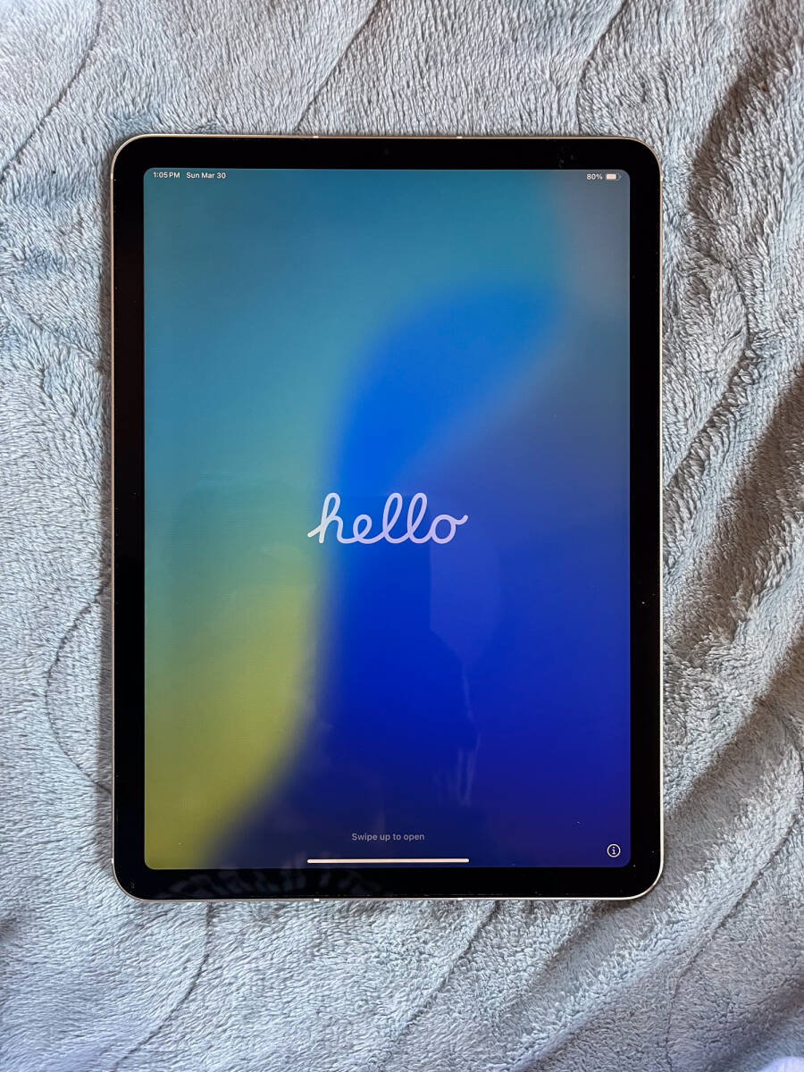 iPad Air(第5世代) セルラーモデル 256GB スターライト 中古 iPad Air(第5世代) セルラーモデル 256GB スターライト 中古
