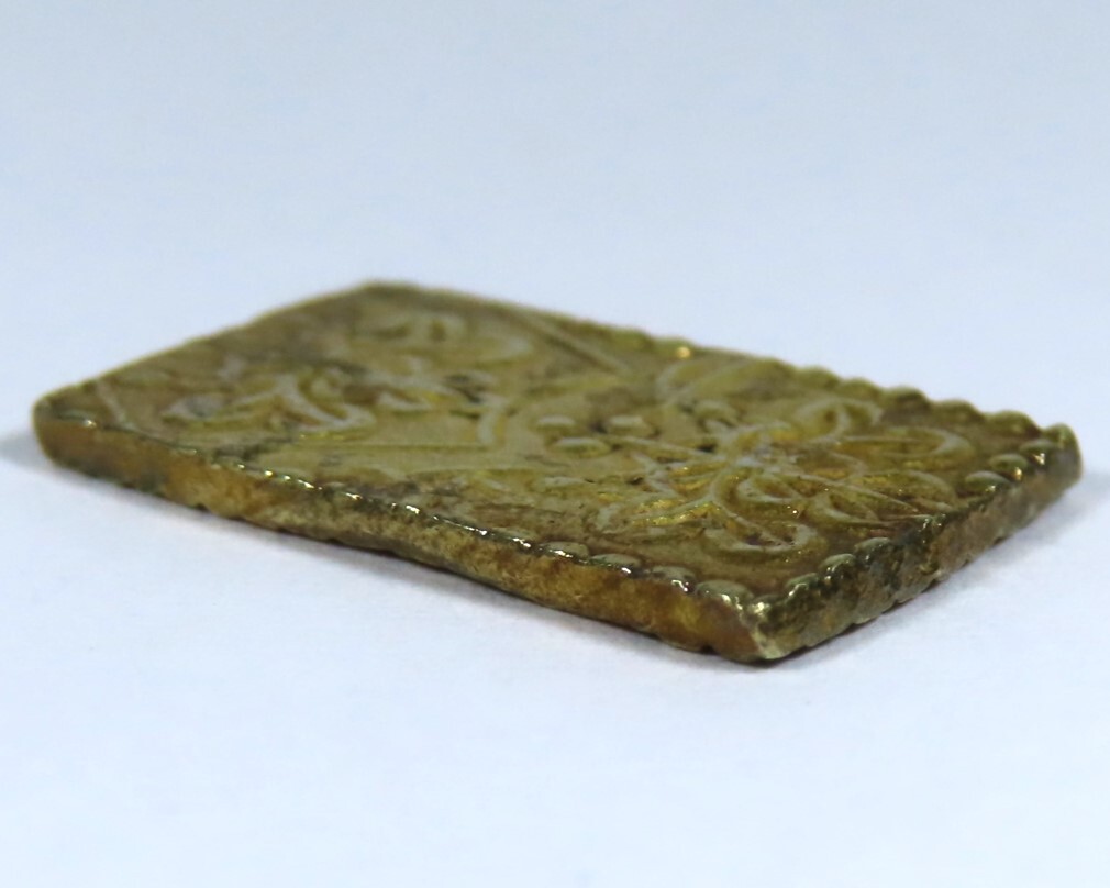 日本古銭 明治二分判金 重量約3.0g 二朱判金 約0.7g 各1枚