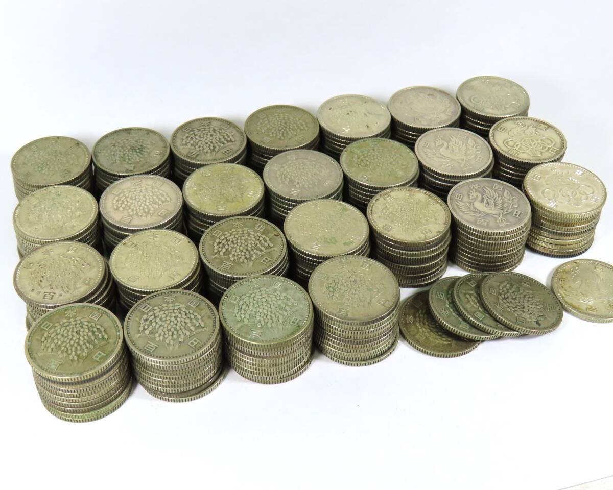 100円銀貨(稲穂・鳳凰・五輪) 70枚 まとめ