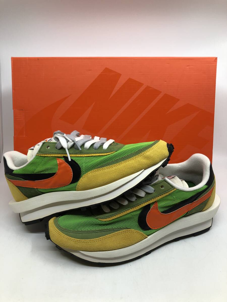 SACAI × LDV WAFFLE "GREEN" BV0073-300 (グリーンガスト/ブラック/バーシティメイズ/セーフティオレンジ)