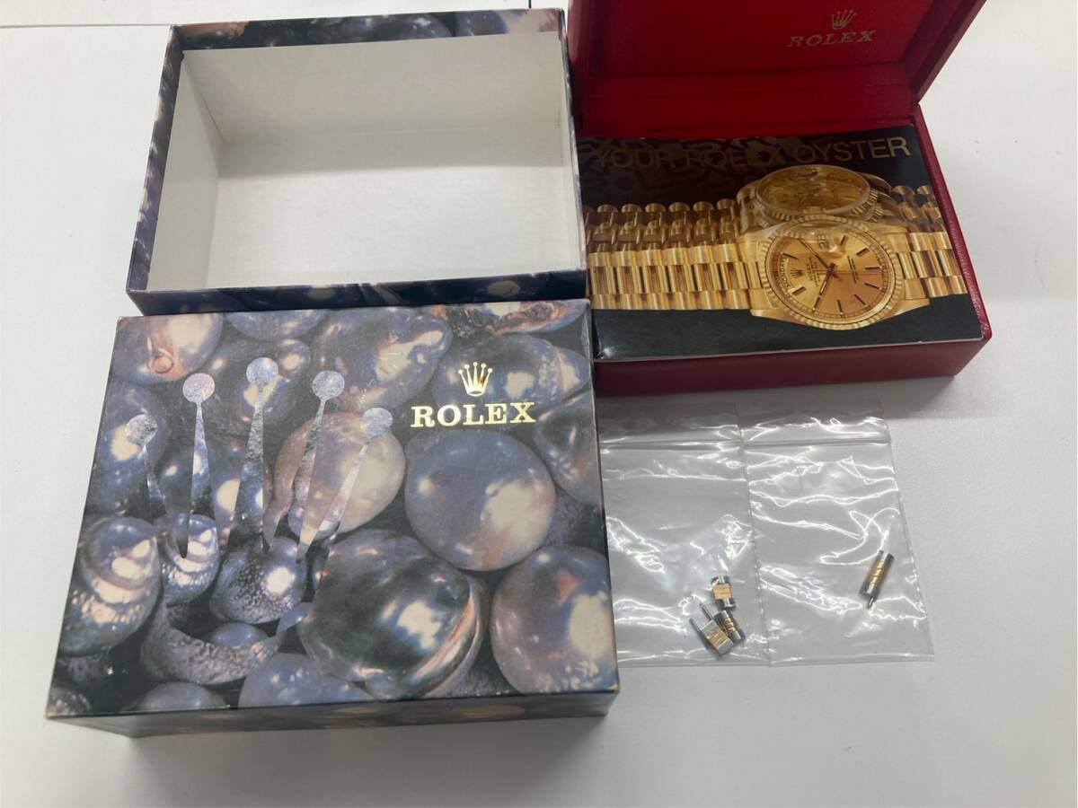 1円~ ROLEX ロレックス 空箱 外箱 内箱 冊子 余りコマあり 1円~ ROLEX ロレックス 空箱 外箱 内箱 冊子 余りコマあり