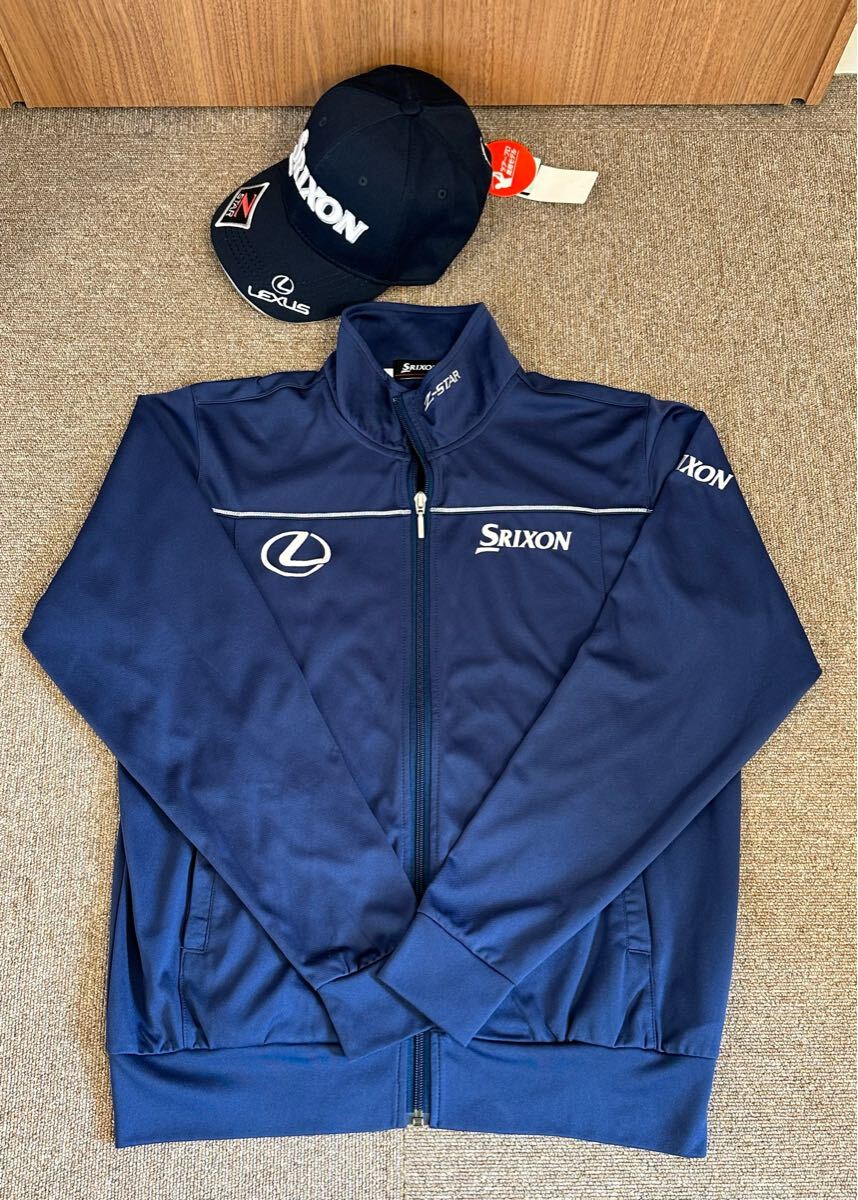 LEXUS レクサス　SRIXON ニット　ジャケット　メンズ　ゴルフ　L 黒 LEXUS レクサスSRIXON ニットジャケットメンズゴルフL 黒
