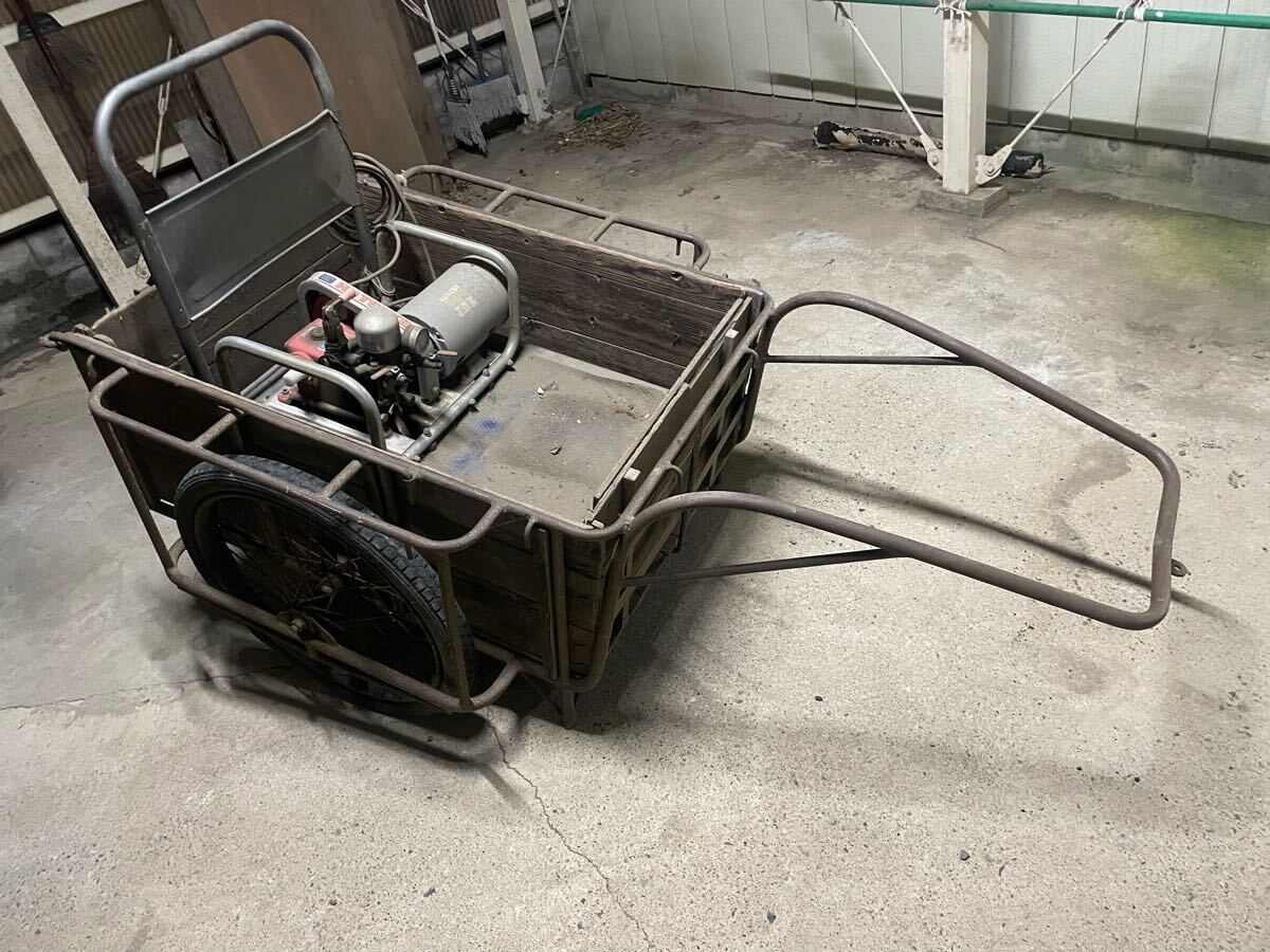 珍品 当時物 懐かしの リヤカー リアカー 昭和 当時物 大八車 珍品 当時物 懐かしの リヤカー リアカー 昭和 当時物 大八車