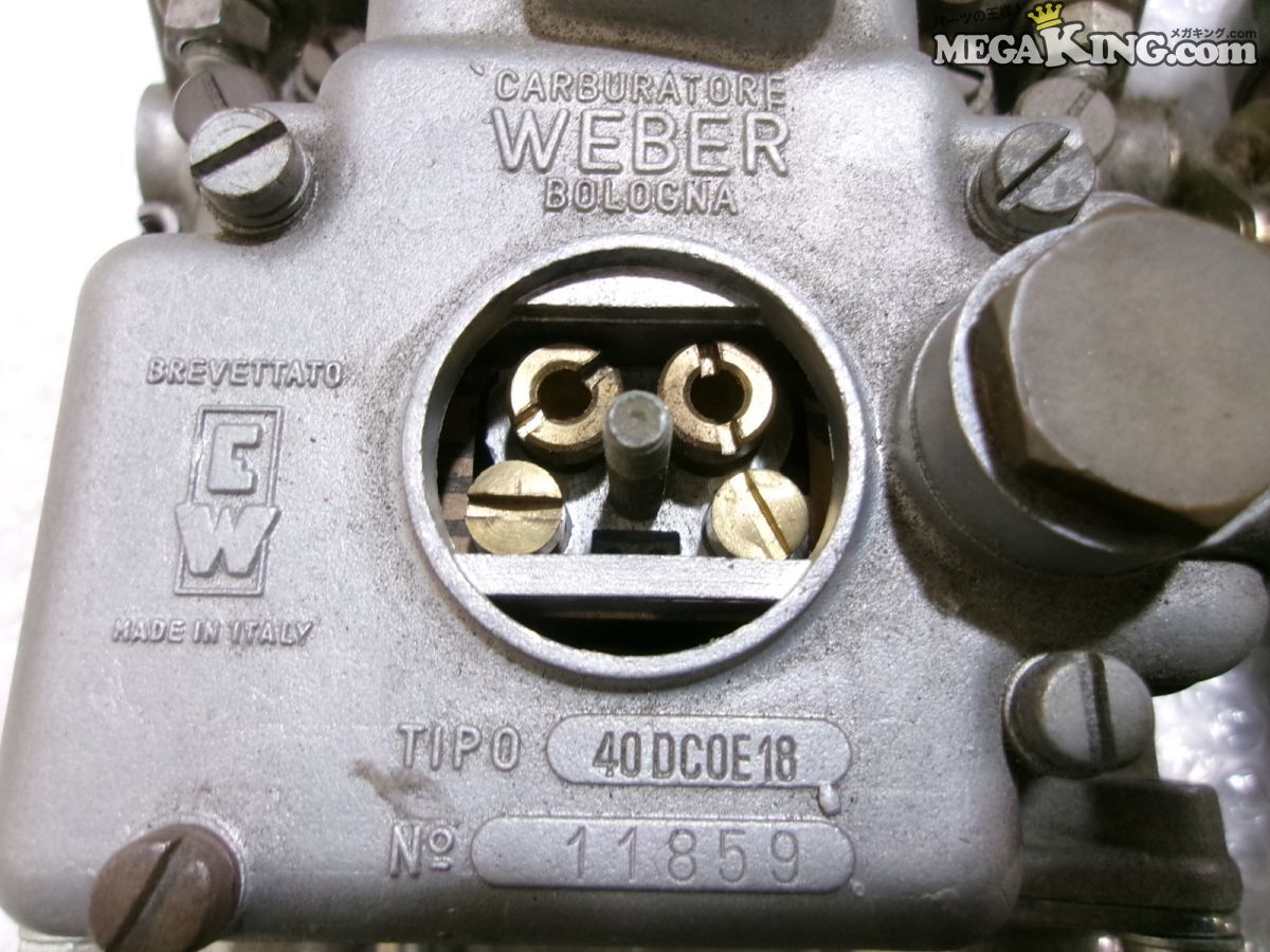 全国宅配無料 WEBER ウェーバーキャブレター 40パイ40 DCOE18K 3 全国宅配無料 WEBER ウェーバーキャブレター 40パイ40 DCOE18K 3