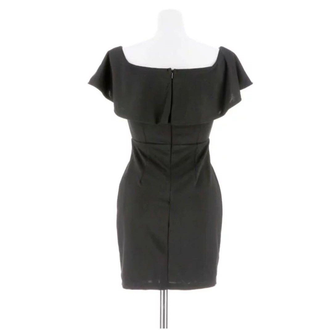 [ померить только ] off shorukyaba Mini One-piece * платье черный 