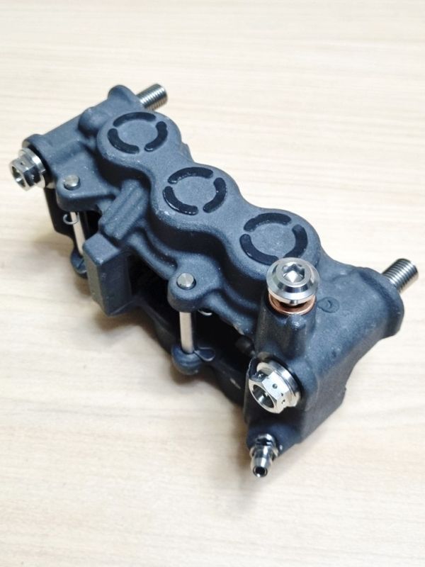 74-D◆ヤマハ スミトモ(SUMITOMO) MOS キャリパー チタン合金 パッドピン YZF-R1 YZF-R6 T-MAX FZ MT XSR FJR FJなどヤマハバイク多數(shù)互換