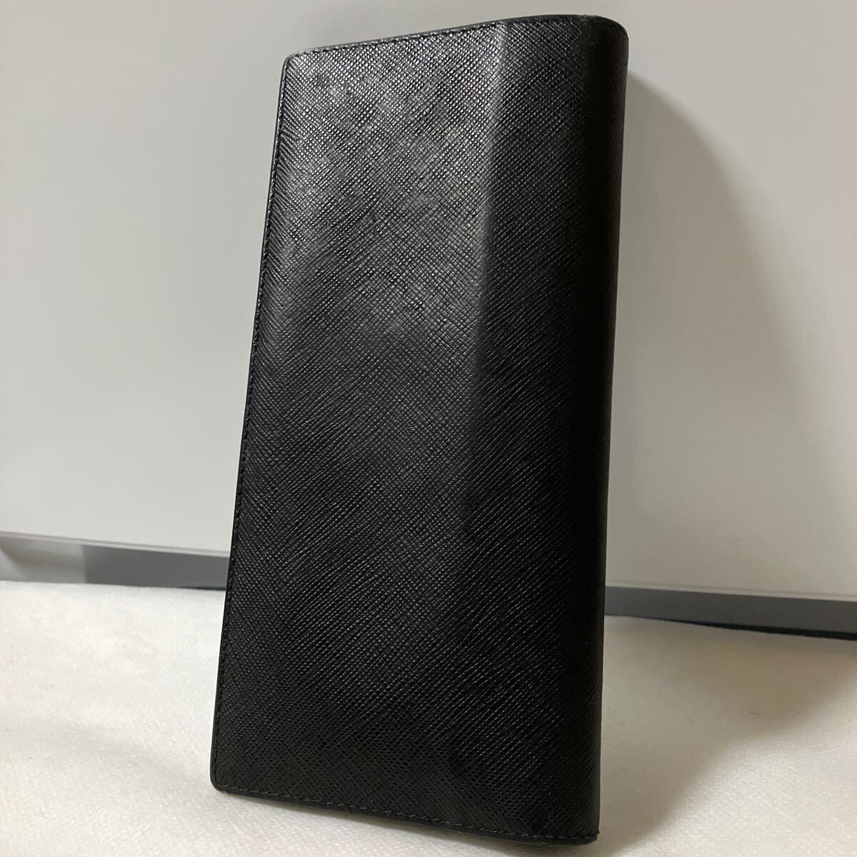 良品】 PRADA プラダ 長財布 折り財布 サフィアーノ レザー 良品】 PRADA プラダ 長財布 折り財布 サフィアーノ レザー