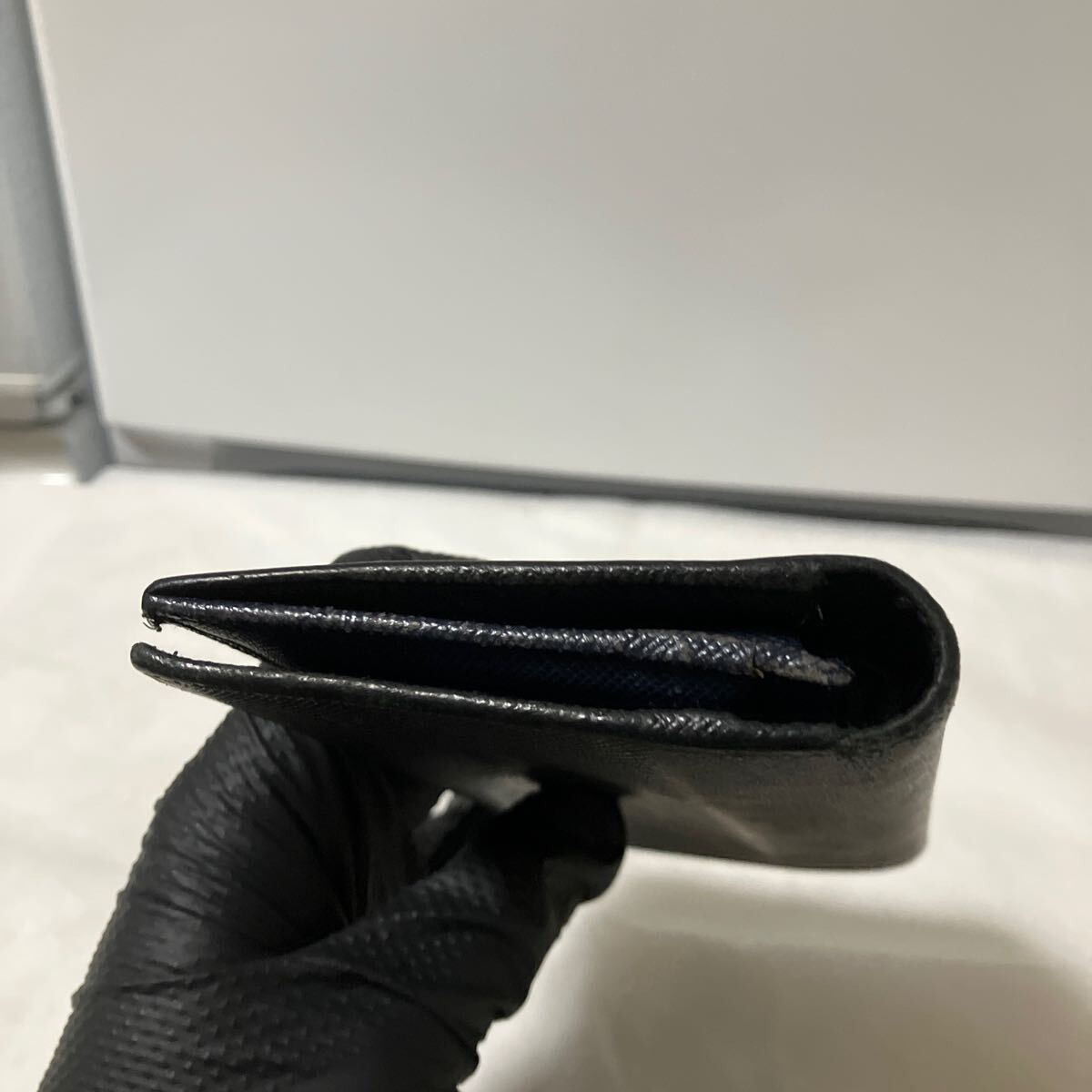 良品】 PRADA プラダ 長財布 折り財布 サフィアーノ レザー 良品】 PRADA プラダ 長財布 折り財布 サフィアーノ レザー