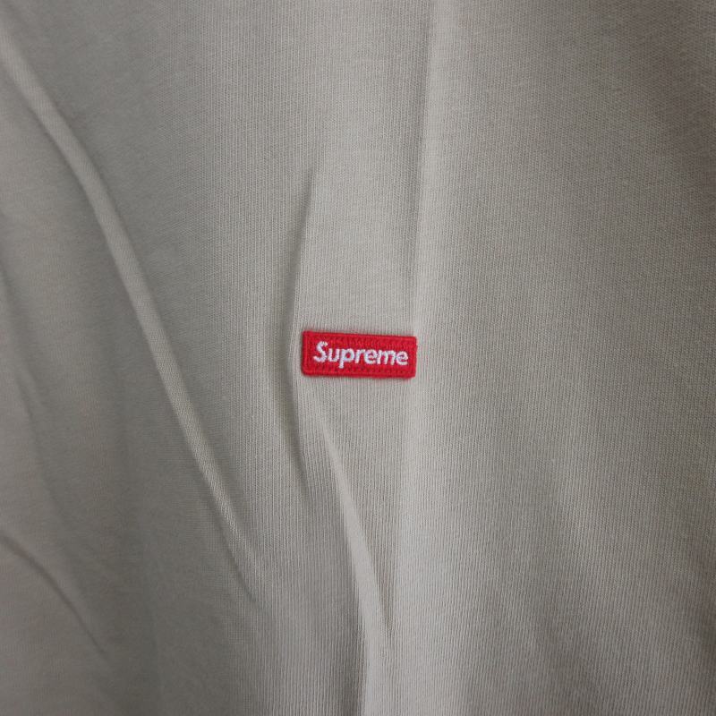 シュプリーム SUPREME 24SS Small Box Logo Tee スモールボックスロゴ Tシャツ カットソー 半袖 ベージュ XLサイズ