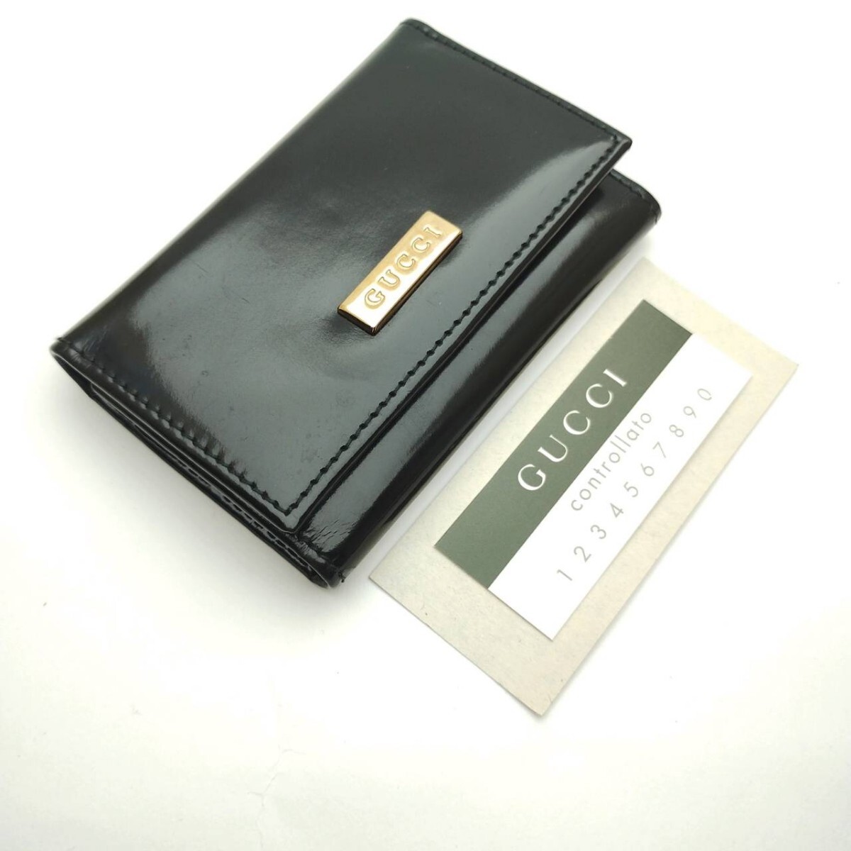 グッチ　６連　GUCCI　キーケース　カード付き　メモB2