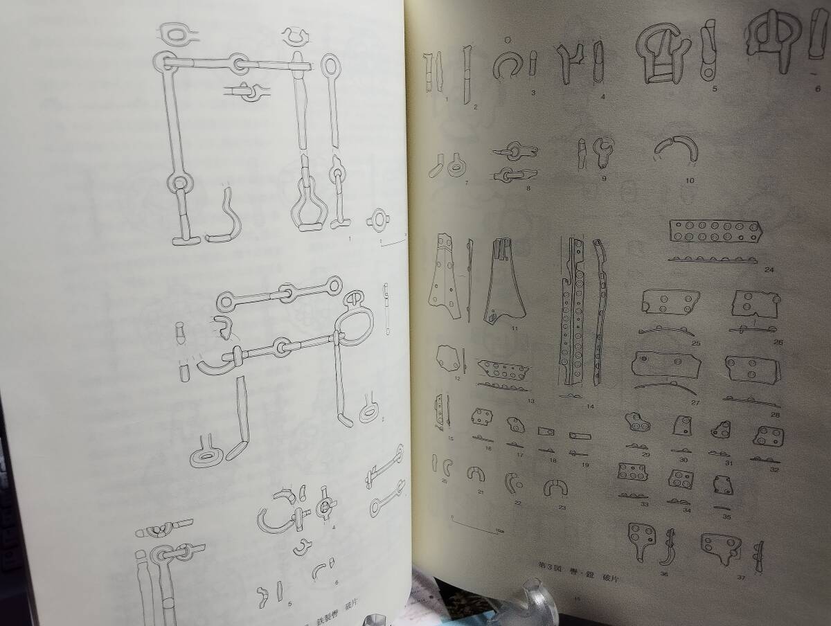 金鈴塚古墳研究　第2号　金鈴塚古墳出土馬具の研究　金鈴塚古墳出土馬具の復元と模型馬の製作　木更津市郷土博物館発行_画像5