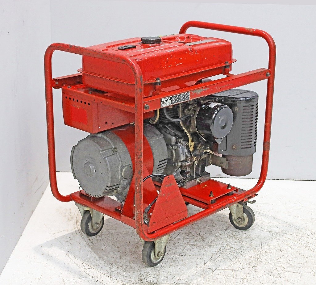 0782C25 shindaiwa Shindaiwa двигатель генератор EG50T одна фаза 200V/100V не обычно при бедствии ручная тележка 