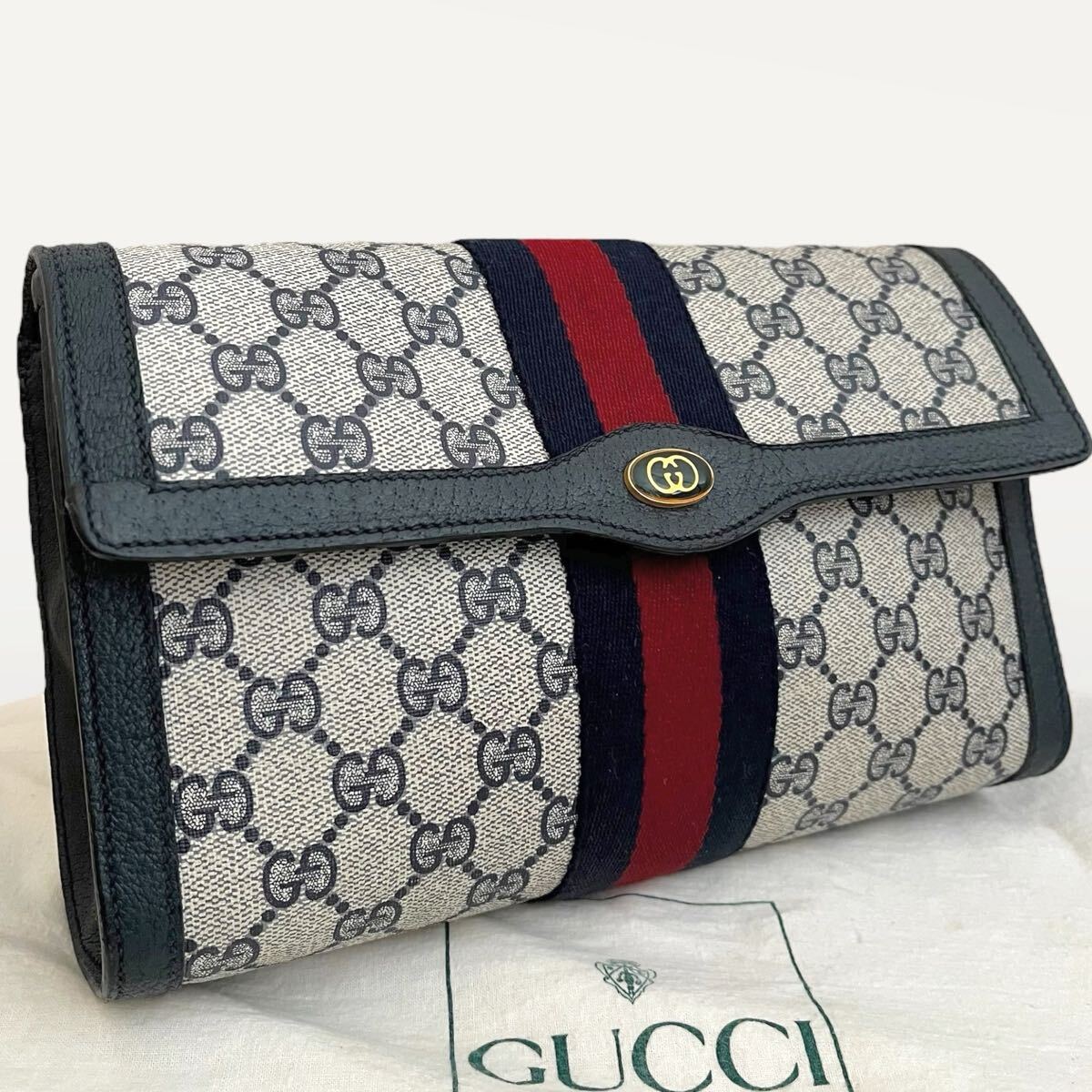 は自分にプチご褒美を 美品/入手困難 GUCCI オールドグッチ メンズ クラッチバッグ バッグ