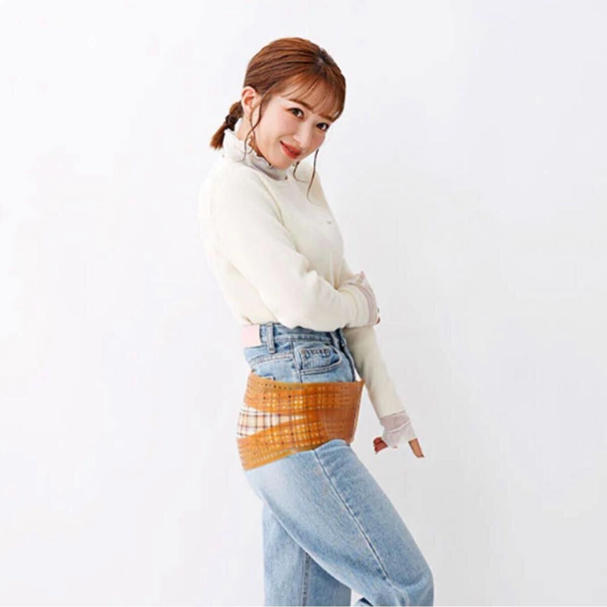 カーブベルトプロテクト 元モーニング娘。 辻希美プロデュース 骨盤ベルト 骨盤補正 産後 腰痛 ダイエット 矯正ベルト コルセット_画像3