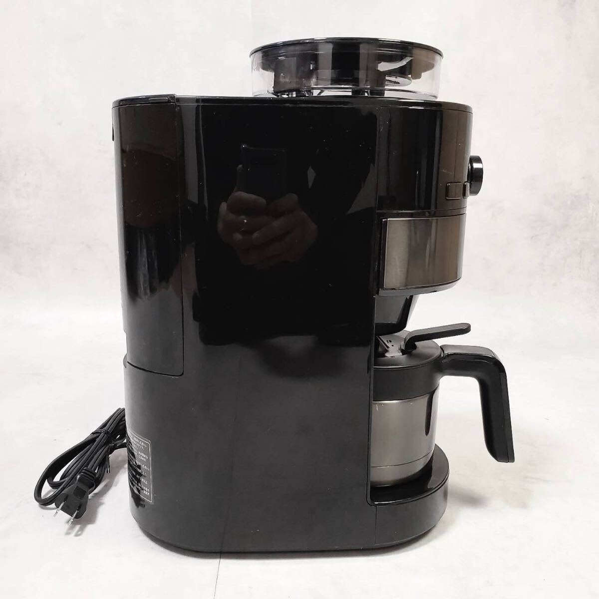 シロカ◆全自動コーヒーメーカー SC-C121【動作確認済み】 シロカ コーン式全自動コーヒーメーカー