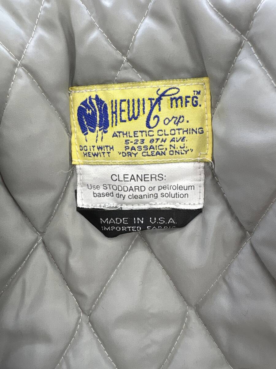 □2696 BACKDROP バックドロップ 別注 HEWITT サイズ46 袖革 □2696 BACKDROP バックドロップ 別注 HEWITT サイズ46 袖革
