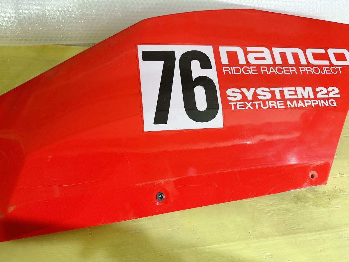 namco レイブレーサー Rave Racer サイドパネル アーケード