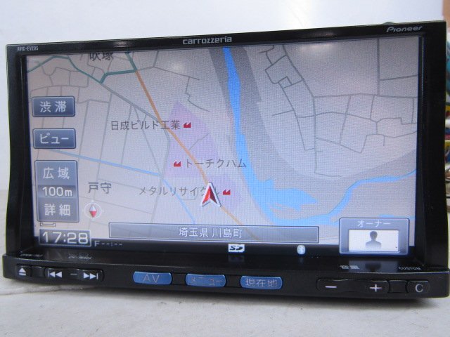 *[V27:B8] Nissan оригинальный Carozzeria AVIC-EVZ05 Memory Navi CD 1 SEG Bluetooth аудио карта данные 2015 год * рабочее состояние подтверждено 