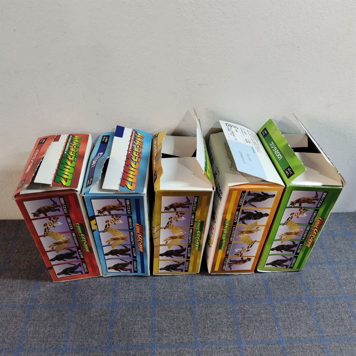 【中袋未開封品】BANDAI／バンダイ ハイパーゴジラ2002 全5種　ミニフィギュア　コンプ品　C1391_画像8