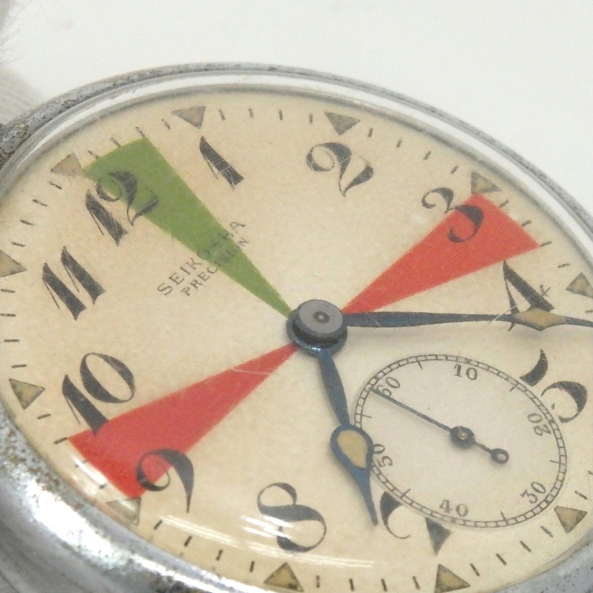 ジャンク】SEIKO セイコー/懐中時計 プレシジョン スモセコ 手 ジャンク】SEIKO セイコー/懐中時計 プレシジョン スモセコ 手