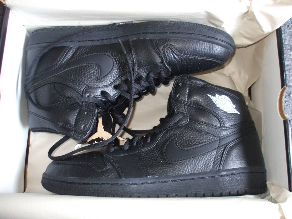 未使用 3000足限定 AIR JORDAN 1(2001 ADDITION)黒黒銀 2001年製 未使用 3000足限定 AIR JORDAN 1(2001 ADDITION)黒黒銀 2001年製