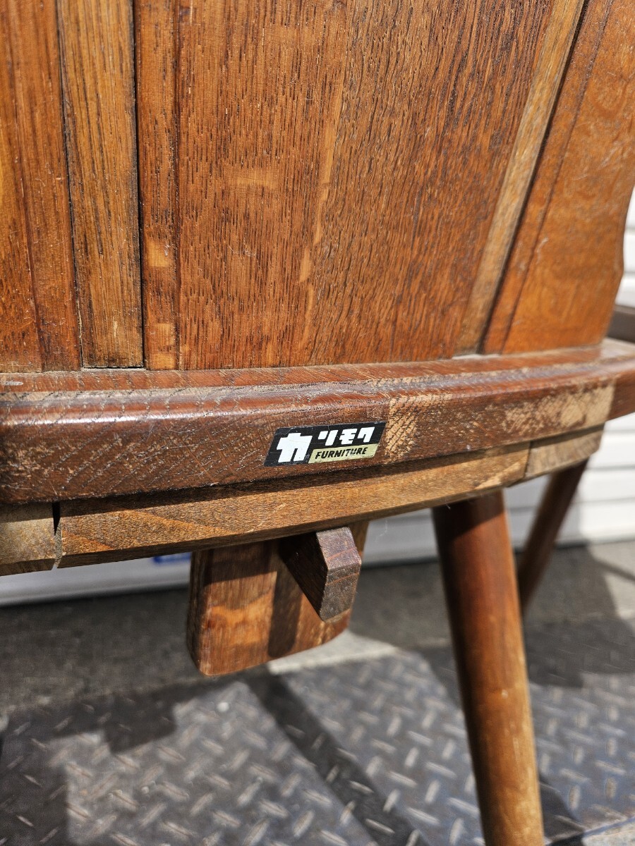 ②カリモク karimoku ルスティック オールドカリモク ヴィンテージ nz ヴィンテージ karimoku オールドカリモク ダイニングチェア 2脚