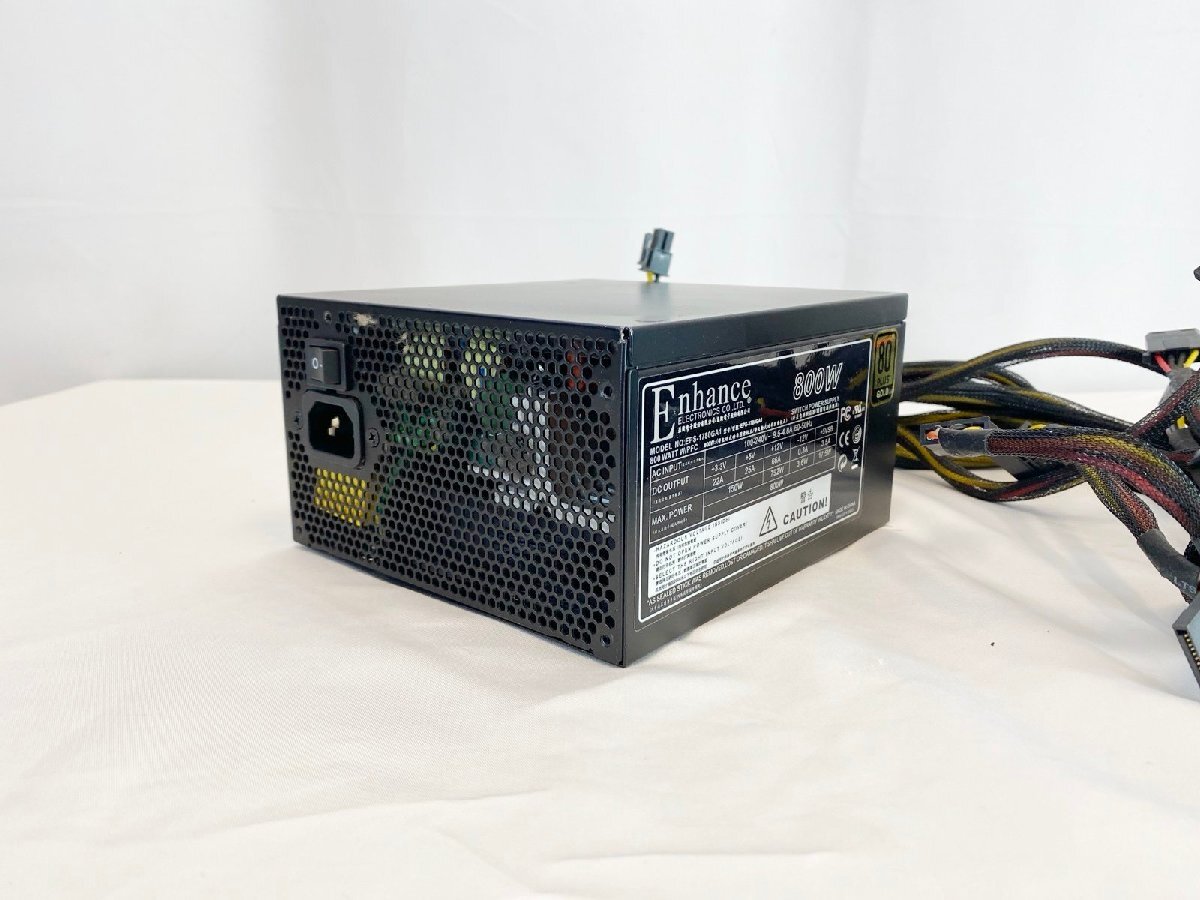 Enhance 800W 80 PLUS GOLD 電源ユニット ジャンク Enhance 800W 80 PLUS GOLD 電源ユニット ジャンク