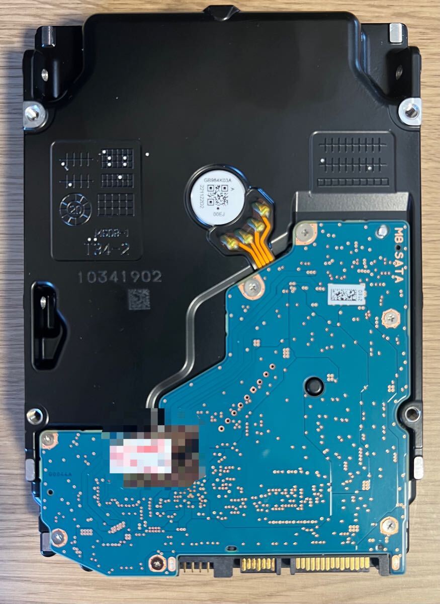 0通電時間 2個セット 32TB] 大容量HDD 東芝 16TB MG08ACA16TE