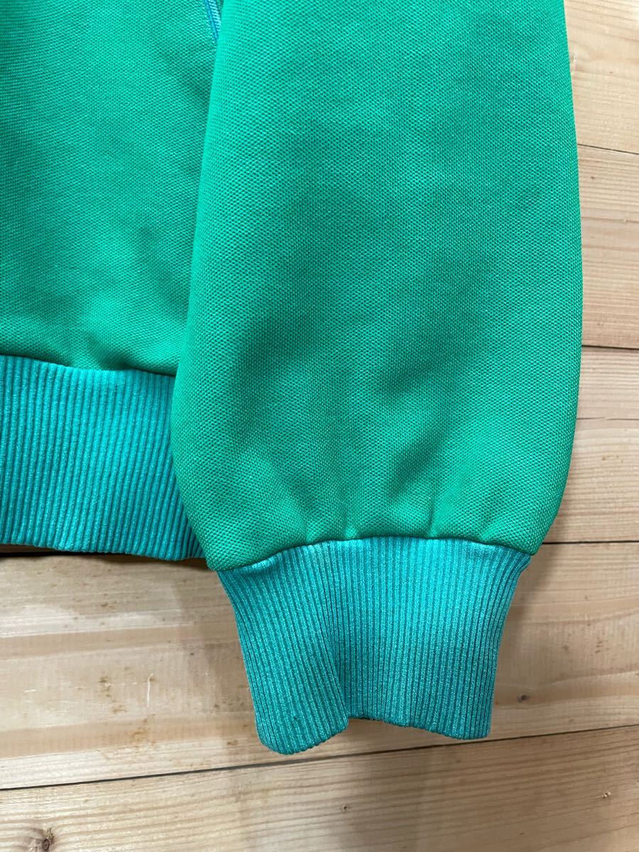 70s adidas トラックジャケット ジャージ 緑×白 ヴィンテージ 70s adidas トラックジャケット ジャージ 緑×白 ヴィンテージ