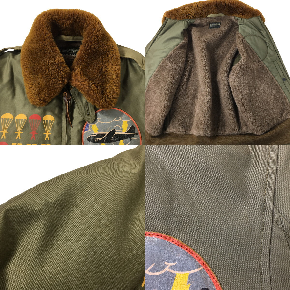 THE REAL McCOY'S ザ?リアルマッコイズ B-10 フライトジャケット 34 XS相當