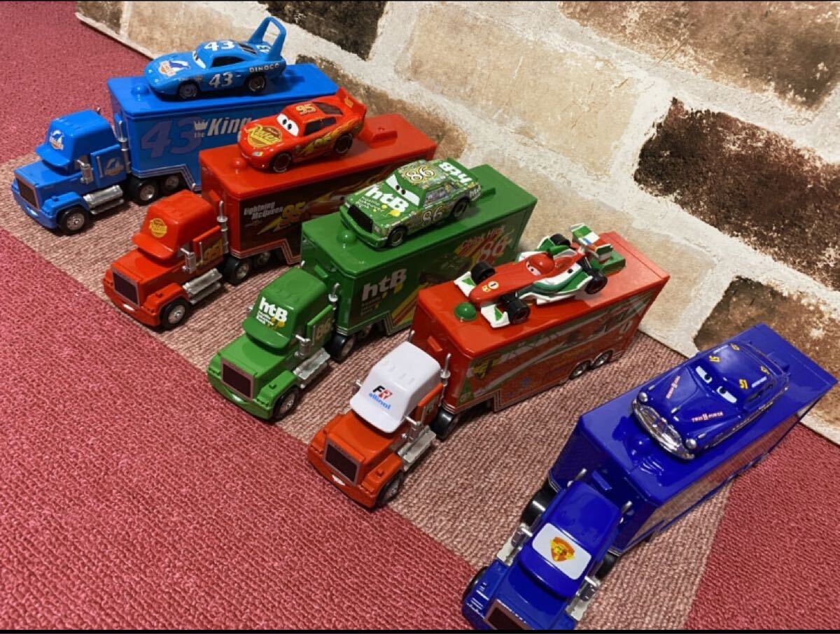 【新品】 カーズ マック トラック トレーラー 5セット 送料無料 新品】 カーズ マック トラック トレーラー 5セット ミニカー