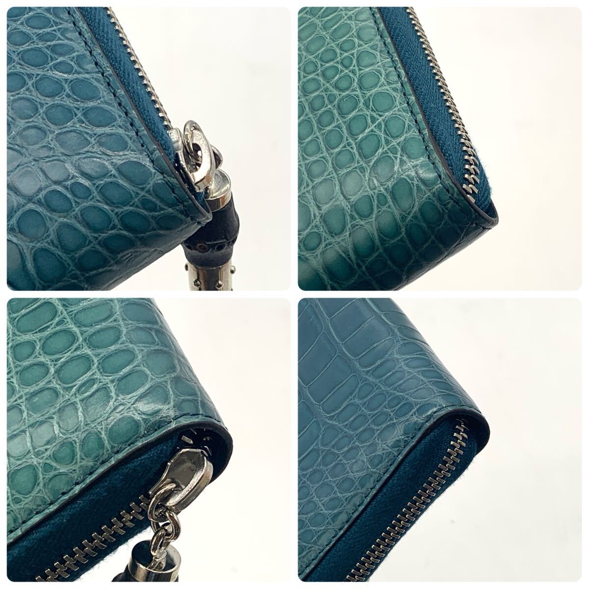 定価約70万!!未使用級!!希少色!!○GUCCI グッチ クロコダイル 定価約70万!!未使用級!!希少色!!○GUCCI グッチ クロコダイル