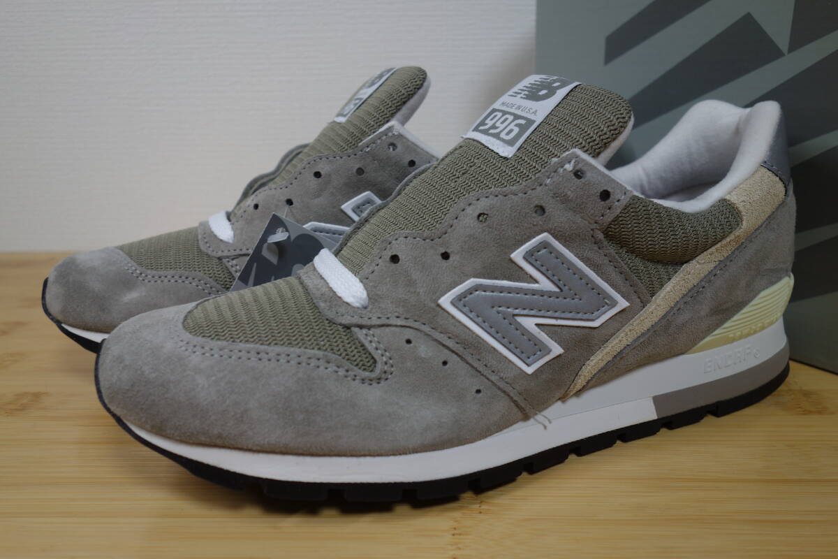 定価3.5万円 未使用 New Balance U996 GR 26cm USA 576 990 991 992 993 996 997 998 1300 1400 1500 UK NV GY v1 v2 v3 v4 v5 v6 限定