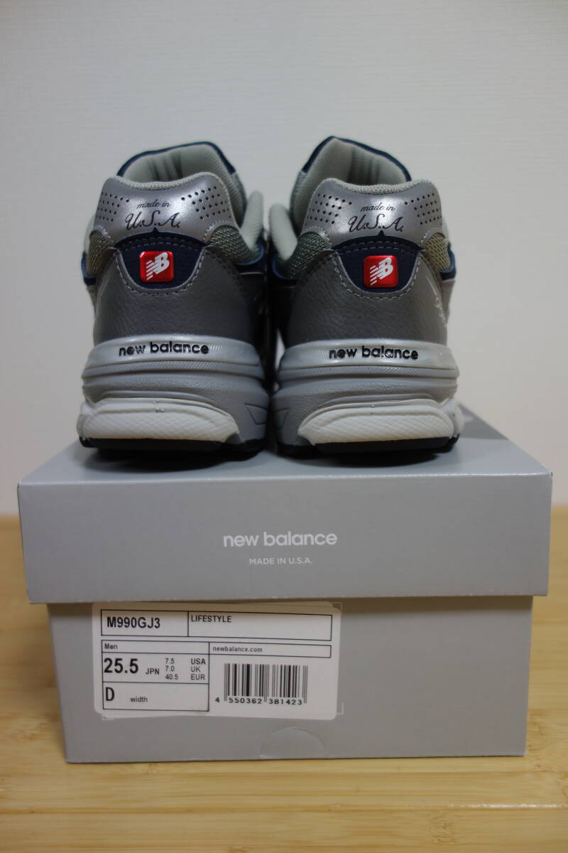  обычная цена 3.2 десять тысяч иен не использовался New Balance M990 GJ3 25.5cm USA 576 991 992 993 995 996 997 998 1300 1400 1500 UK NV GY v1 v2 v3 v4 v5 v6