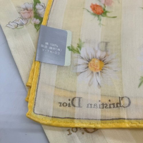 ◇【未使用品】ハンカチ まとめ 3枚セット Dior ディオール ◇【未使用品】ハンカチ まとめ 3枚セット Dior ディオール