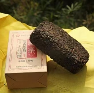 珍蔵品「雅安蔵茶」450ｇ×１個(gè)　チベットで戱用されてきたお茶?蔵茶?齩茶??い！！期間限定：50g増量中　