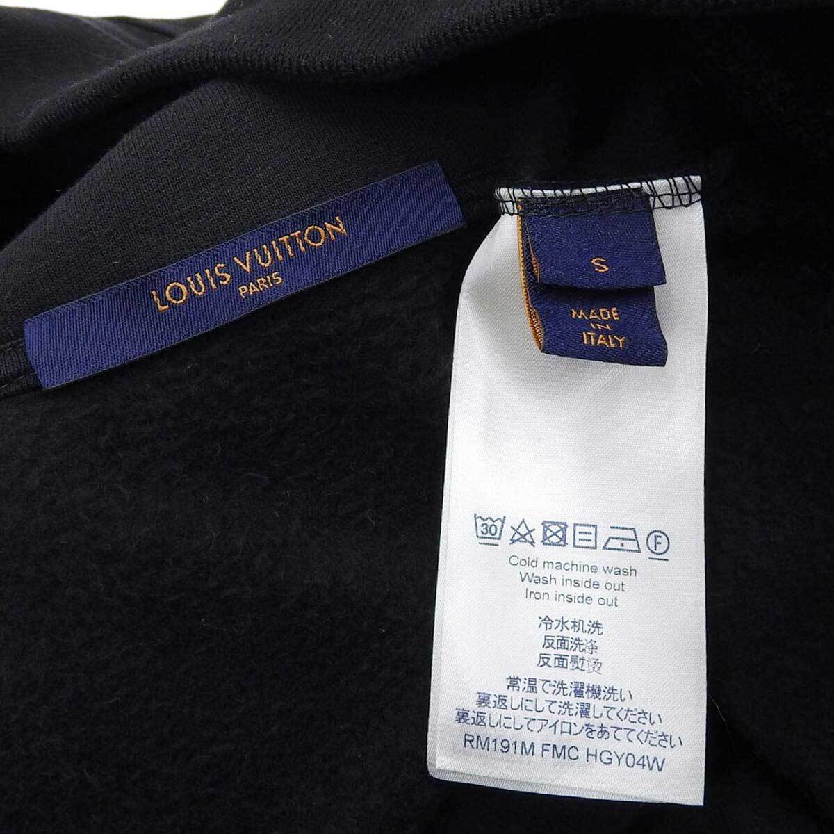 ルイヴィトン リフレクティブ スリーブ グラヴィティ フーディ メンズ ブラック LOUIS VUITTON 中古 【アパレル?小物】