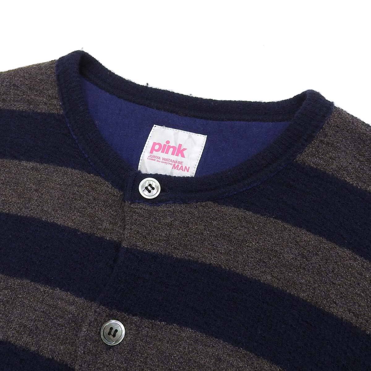 ジュンヤワタナベ コムデギャルソン マン ピンク JUNYA WATANABE MAN pink カーディガン UL-T012 メンズ 中古 【アパレル?小物】
