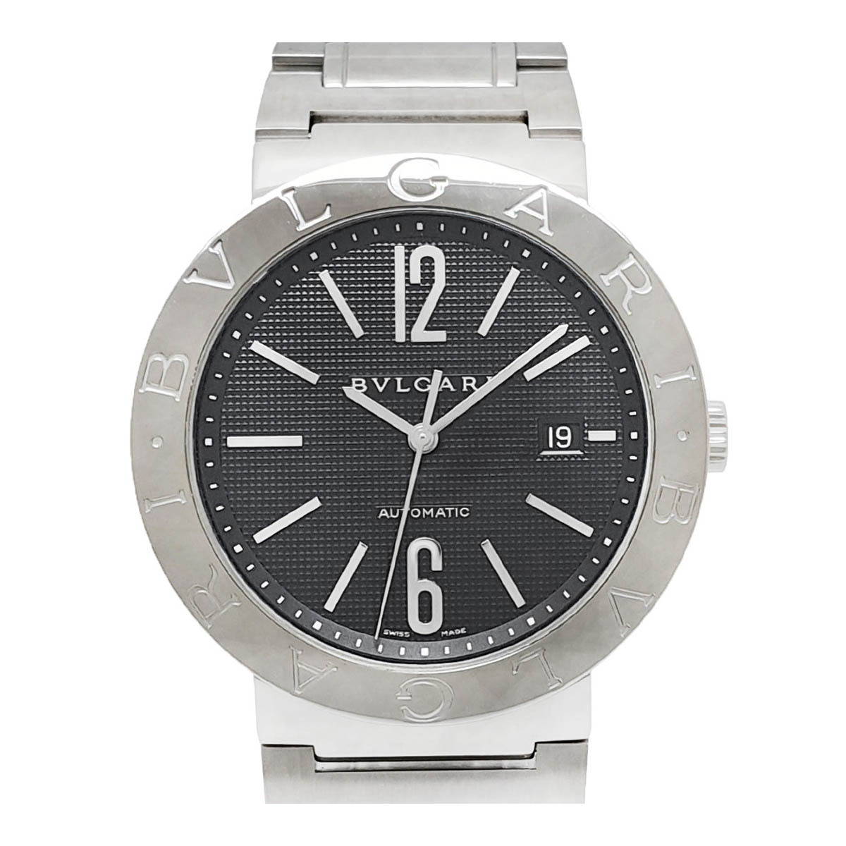 ブルガリ ブルガリブルガリ デイト BB 42 SS 自動巻き ステンレススティール メンズ BVLGARI 中古