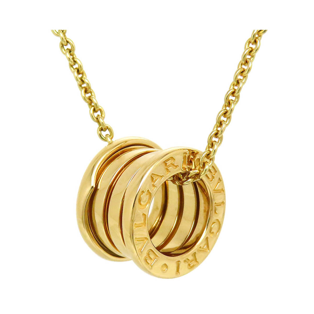 ブルガリ ビーゼロワン ネックレス 750 (K18YG) レディース BVLGARI [美品] 中古
