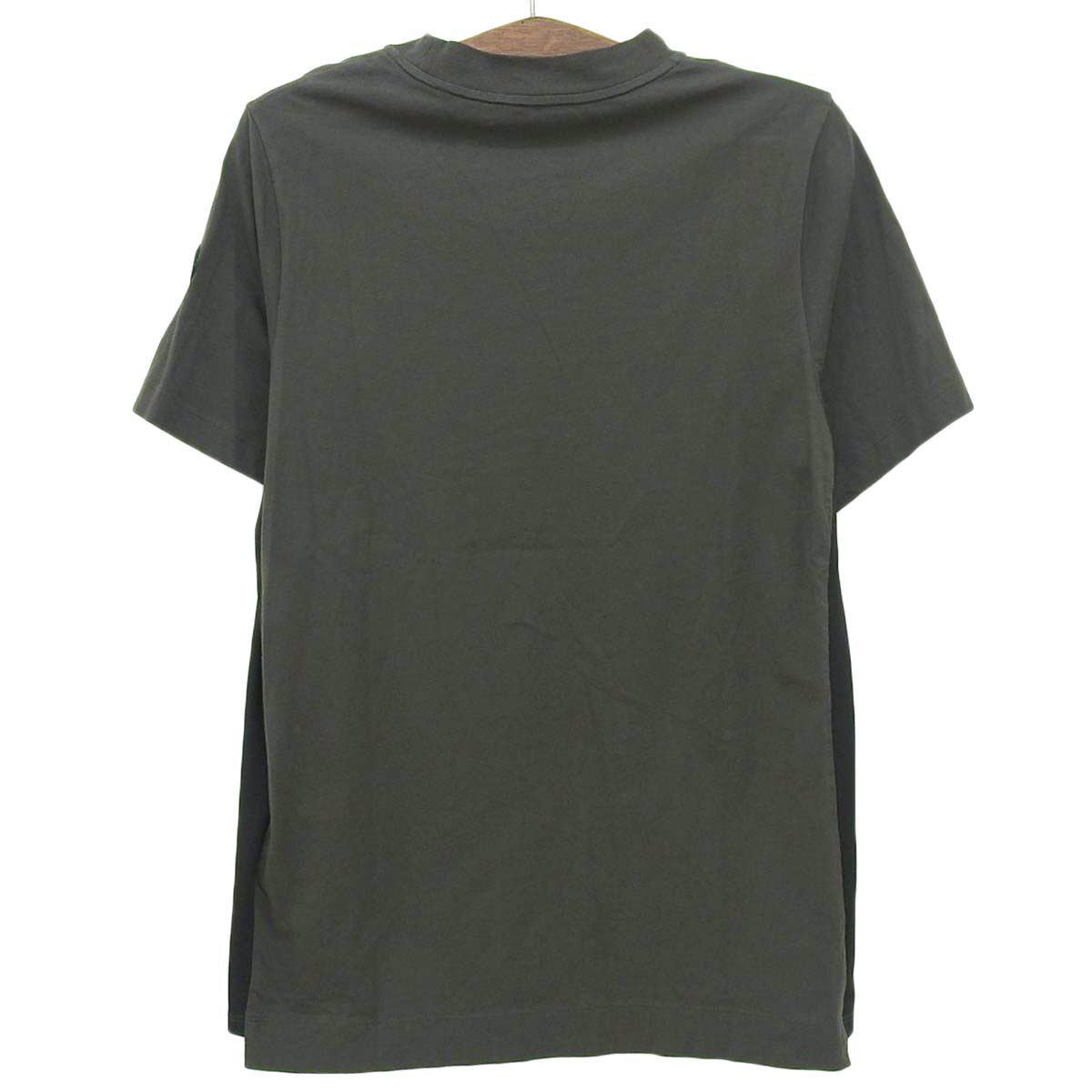 モンクレール MAGLIA MANICHE CORTE マグリア Tシャツ 8C000 09 829H8 メンズ グリーン系 MONCLER 中古 【アパレル?小物】