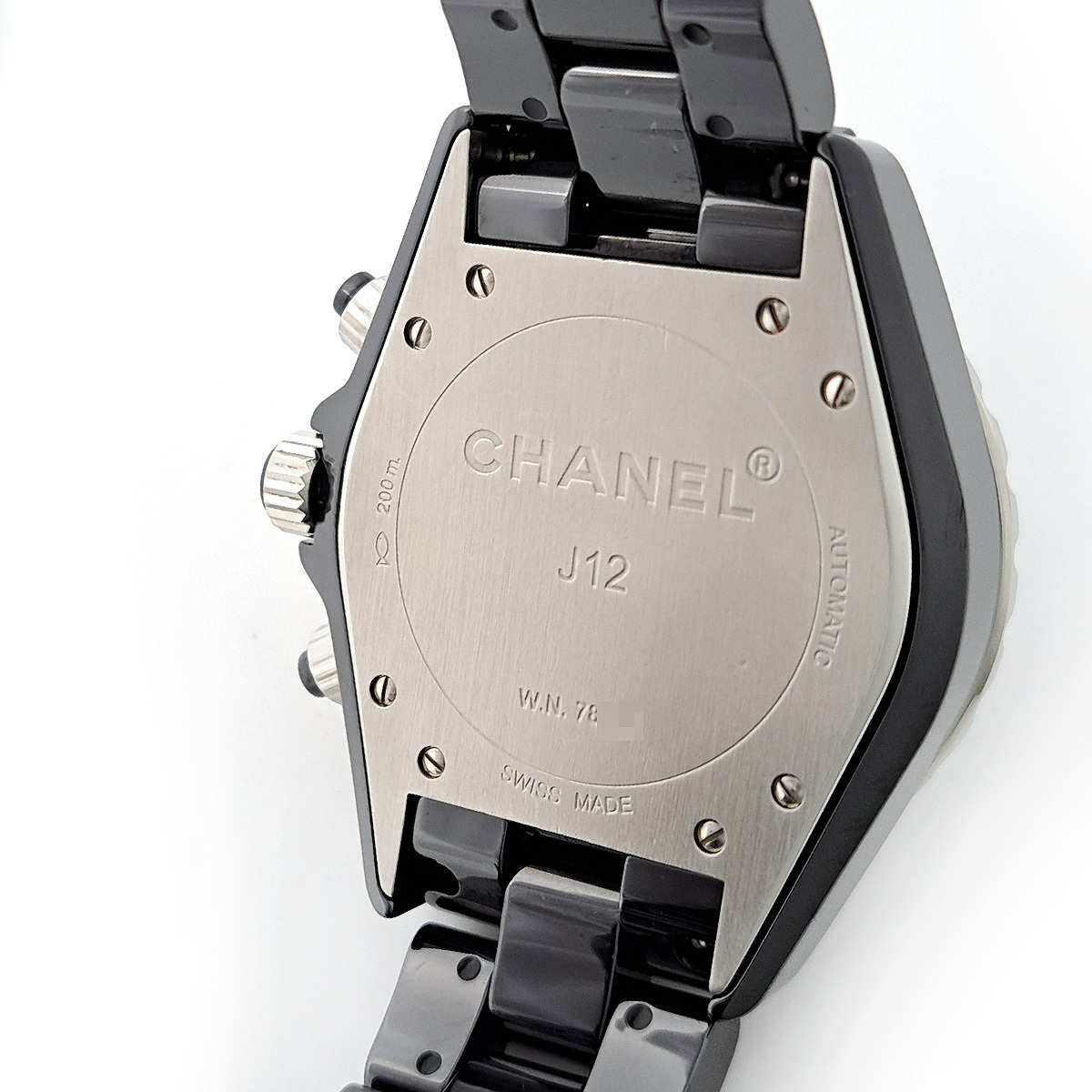 シャネル J12 クロノグラフ 41mm H0940 自動巻き ブラックセラミック メンズ CHANEL 中古 【時計】