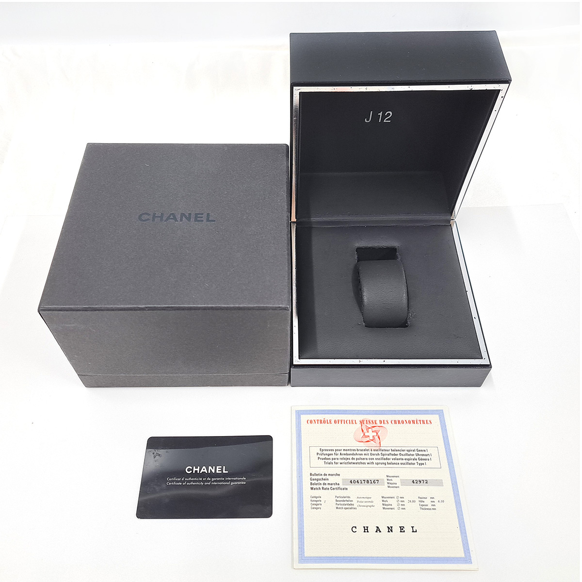 シャネル J12 クロノグラフ 41mm H0940 自動巻き ブラックセラミック メンズ CHANEL 中古 【時計】