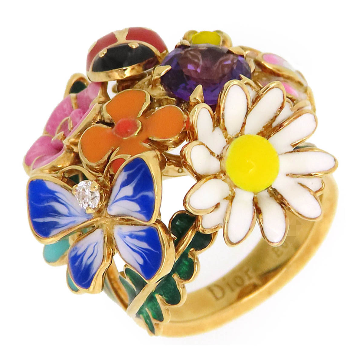 ディオール ディオレット リング #54 750 (K18YG) レディース Dior 中古 【ジュエリー】