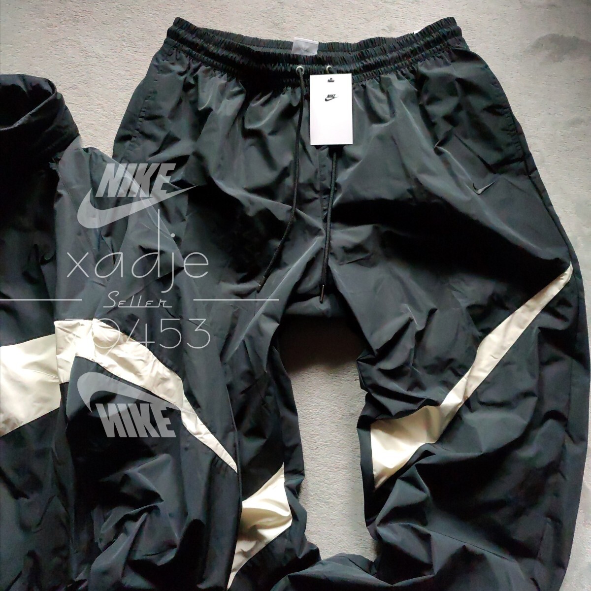 新品 正規品 NIKE ナイキ ビッグスウッシュ 上下セット ナイロン 新品 正規品 NIKE ナイキ ビッグスウッシュ 上下セット ナイロン
