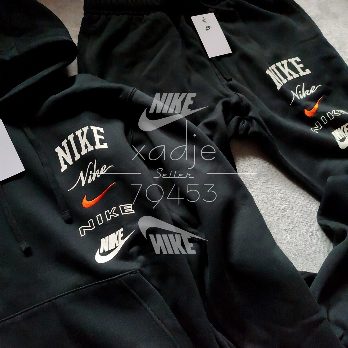 新品 正規品 NIKE swoosh ナイキ ロゴ プリント 刺繍 上下セット 新品 正規品 NIKE swoosh ナイキ ロゴ プリント 刺繍 上下セット