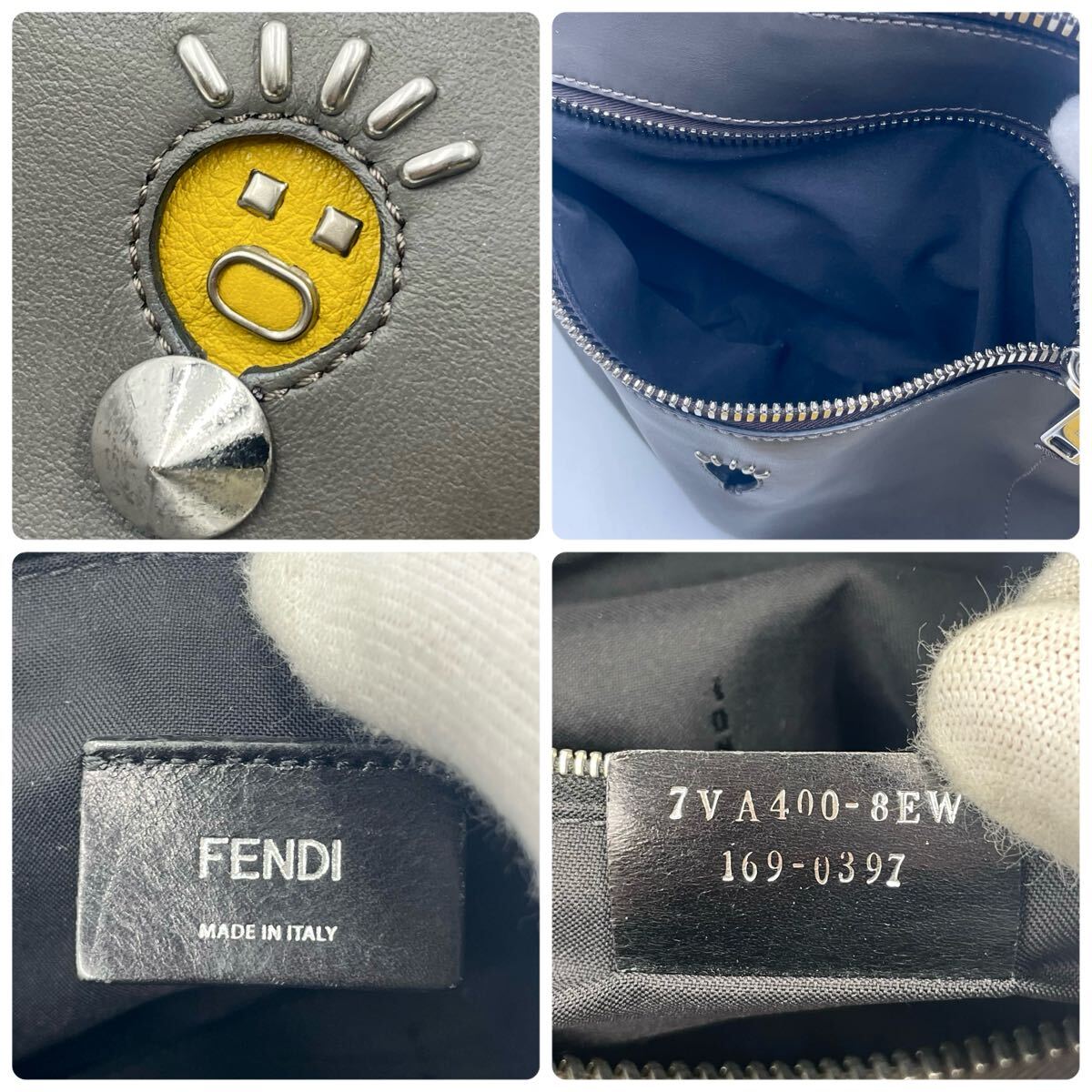 1円【最高級・極美品】FENDI フェンディ 7VA400 モンスター 1円【最高級・極美品】FENDI フェンディ 7VA400 モンスター