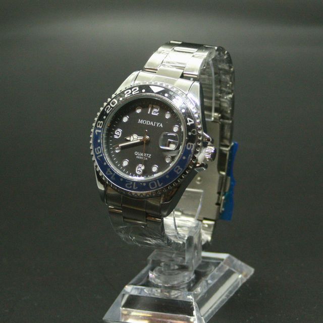 ◆ SALE ◆ 新品 ラグジュアリー メンズ 腕時計 ブルーブラック 日付50